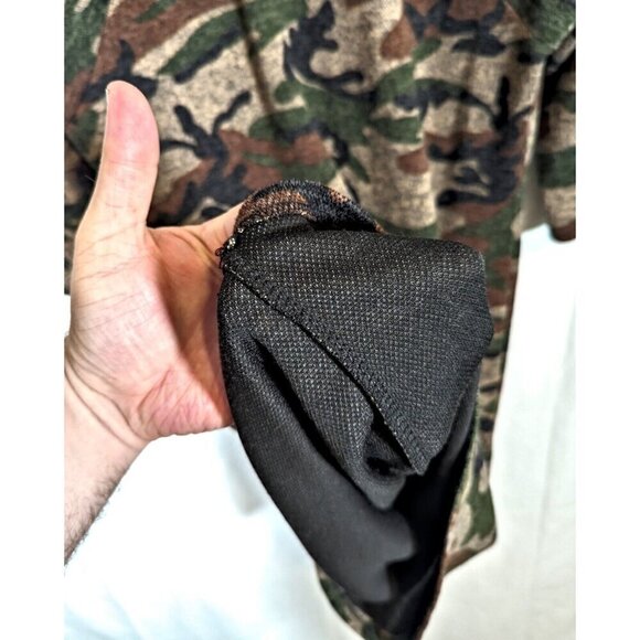 VAMP Camo Sweater Dress Fall Country Girl Plus Size 1X Stretchy Knit Midi Sheath - Picture 10 of 10